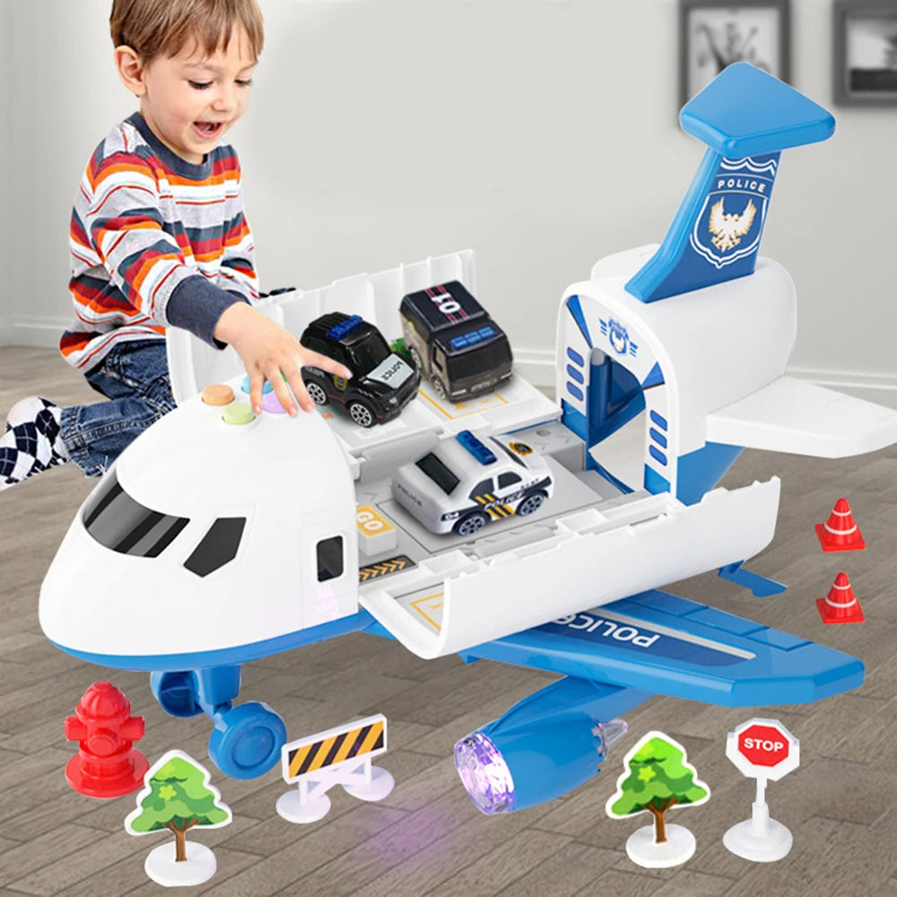 Large Spray Inertia Airplane Toy for Children Transport