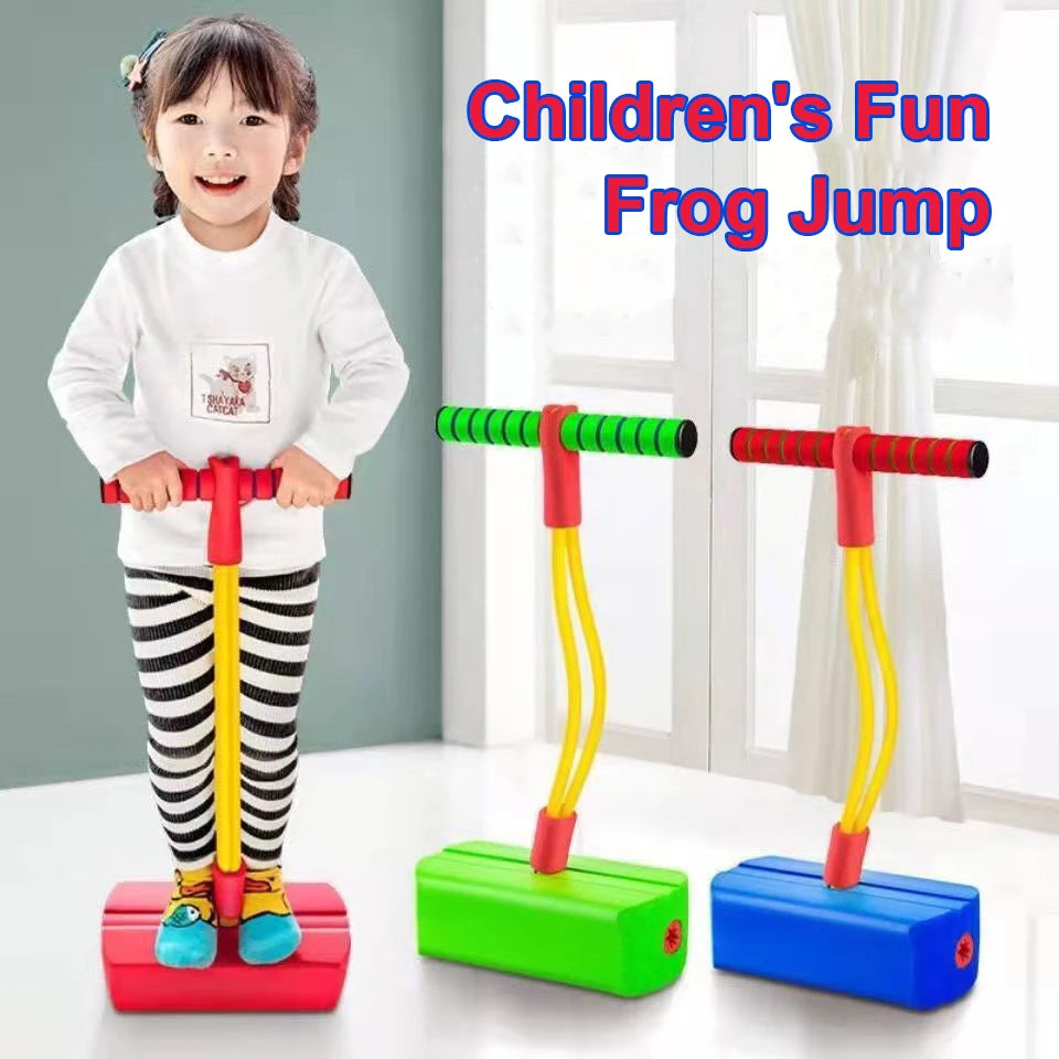 Children Growing Bounce Sense Training Pogo Stick Jumper