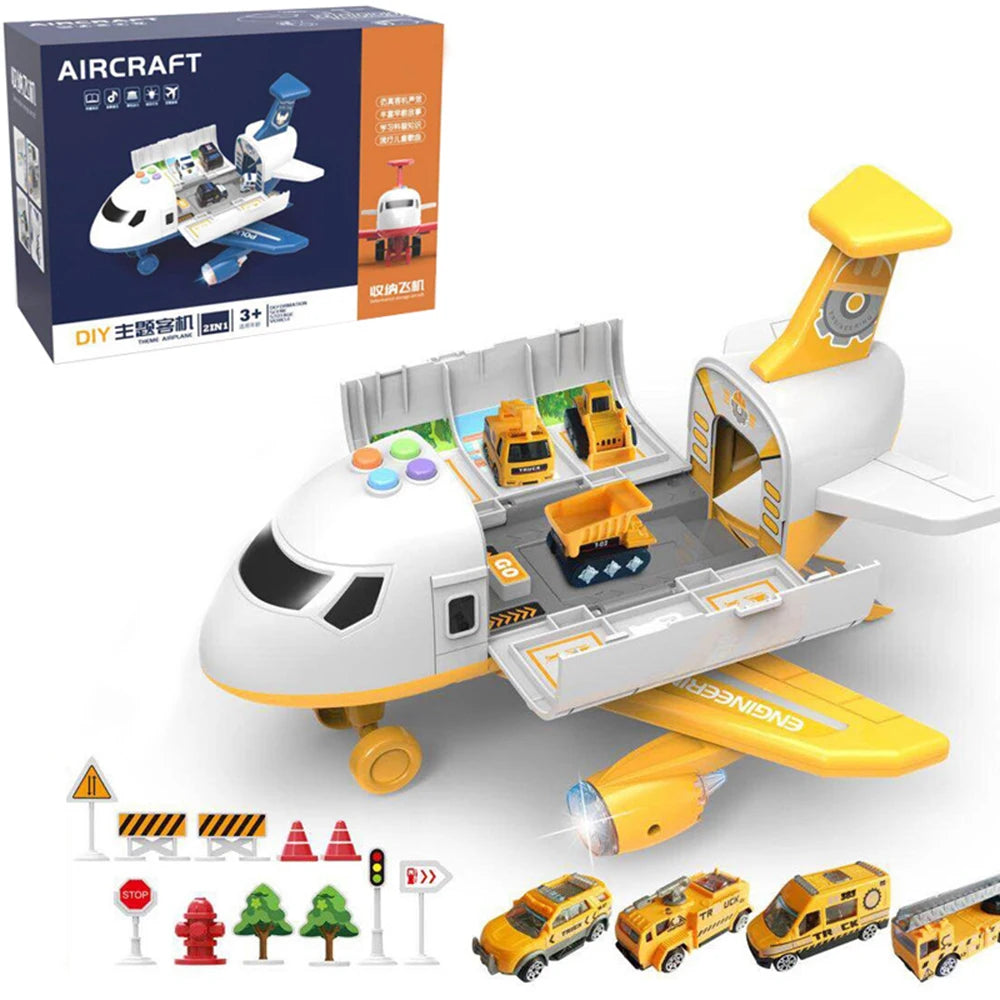 Large Spray Inertia Airplane Toy for Children Transport
