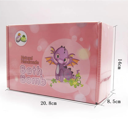 6PCS Children's Dinosaur Egg Bomb Bath Salt Balls Fun