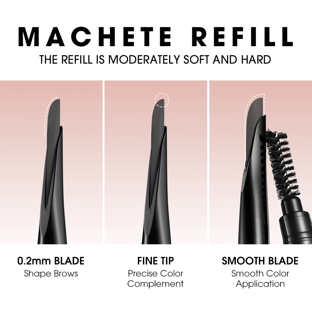 Machete Eyebrow Pencil Waterproof Natural Long Lasting