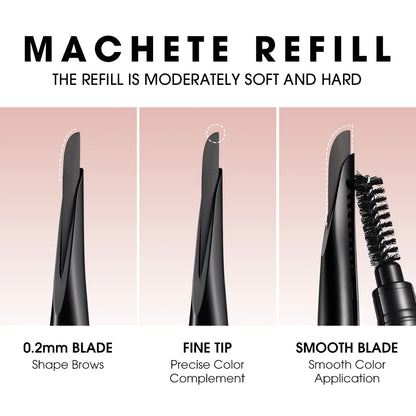 Machete Eyebrow Pencil Waterproof Natural Long Lasting