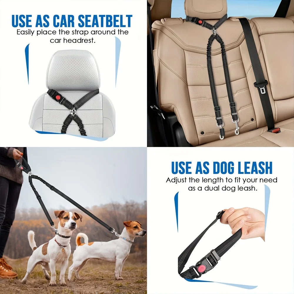 Dog Seat Belt for Car,Dog Car Harness Seatbelt