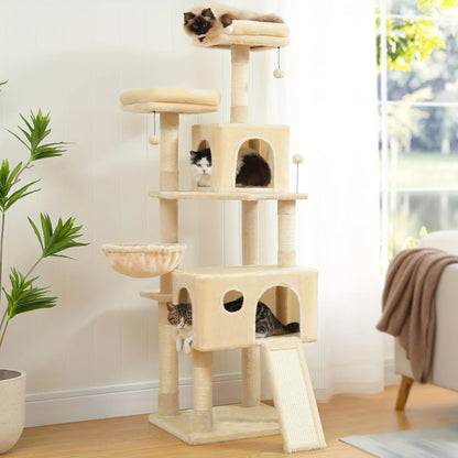 Cat Tree with Scratching Posts, Cat Tower Furniture