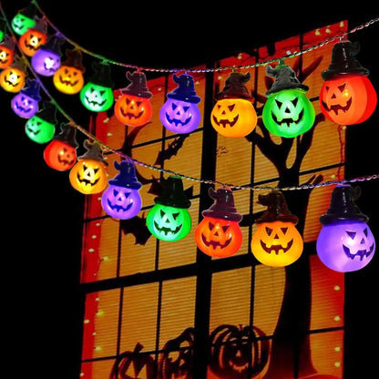 Pumpkin String Lights For Easter, Halloween, Christmas Room Decor