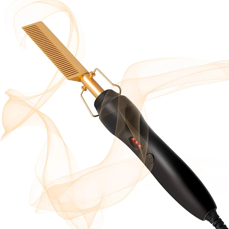 Hot Comb Straightener Electric Hair Straightener