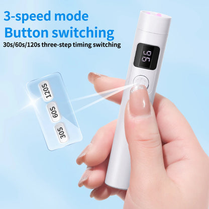 Portable Mini Nail Lamp Salon Quick Dry USB Nail Dryer