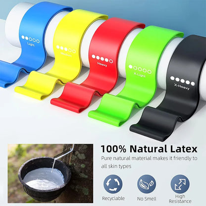 Different Resistance Bands Yoga Band Fitness Exercise