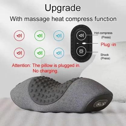 Neck Massage Pillow Heating Vibration Neck Massage