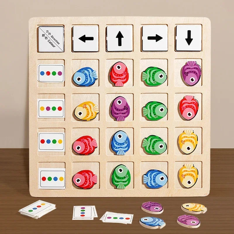 Wooden Montessori Toys Children's Logical Thinking Training
