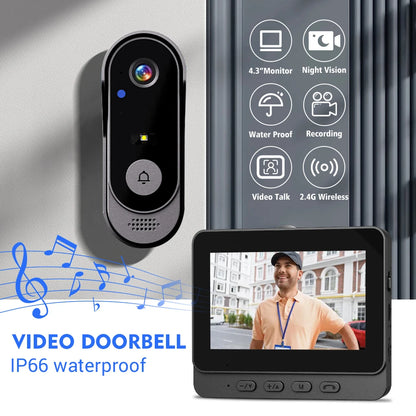 Wireless Video Doorbell Camera Home Security
