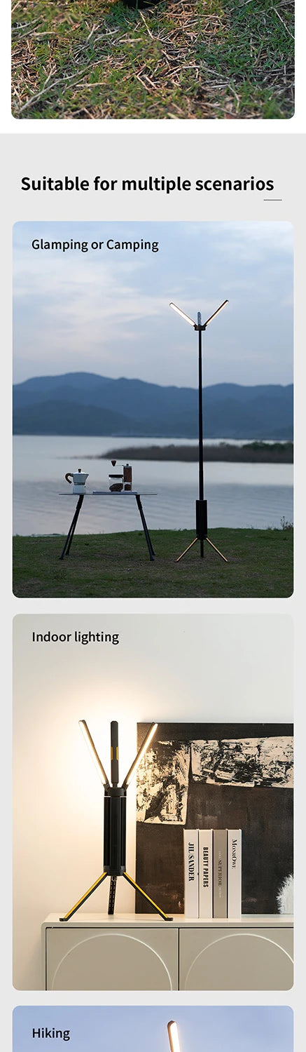 Telescopic Camping Light 15600mAh Rechargeable Lantern