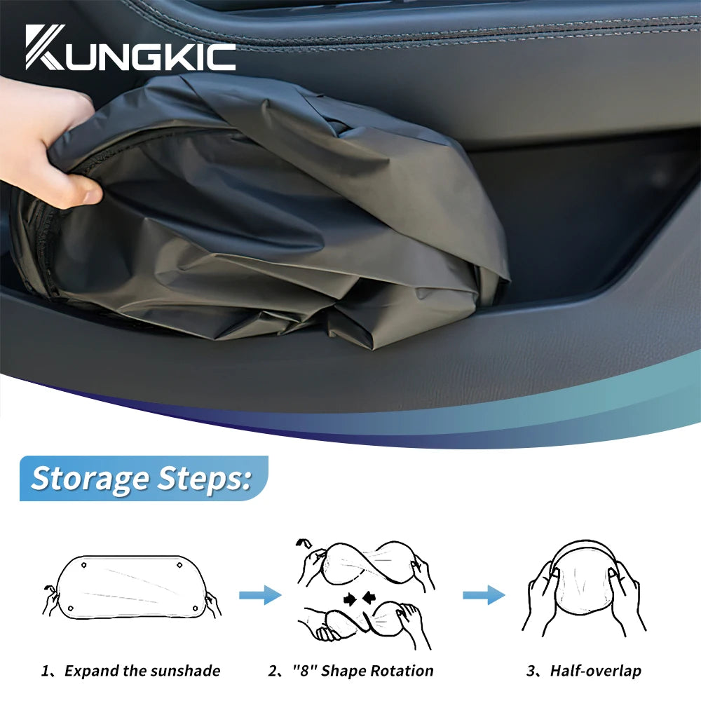 Magnetic Car Sunshade For Fiat Front Windshield Curtain
