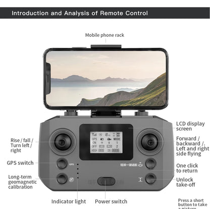 New L600 PRO MAX/PRO GPS Drone 5KM 4K Professional