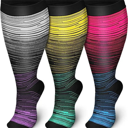 Compression Socks for Women Men Wide Calf