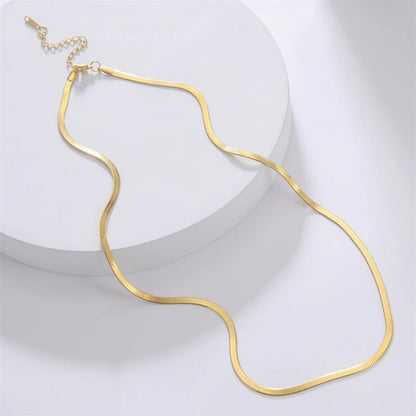 Skyrim Stainless Steel Snake Chain Necklace Trend Jewelry