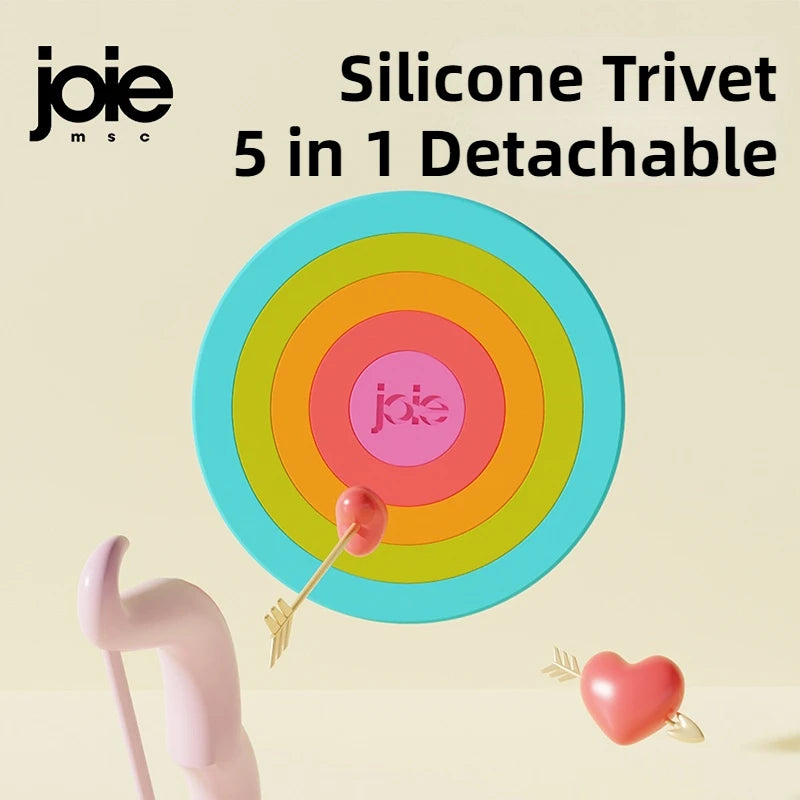 Joie Silicone Trivet For Hot Pots and Pans Heat Insulation