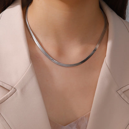 Skyrim Stainless Steel Snake Chain Necklace Trend Jewelry