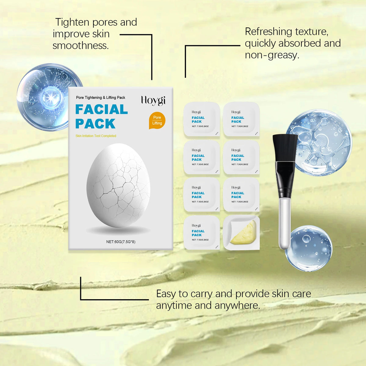 Facial Mask Skin Care Wash Off Face Mask Hydrating Skincare