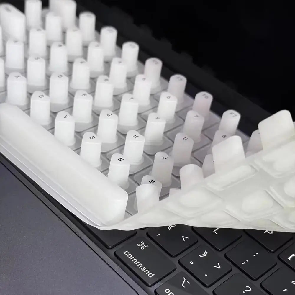 Silicone Laptop Keyboard Film Long Nails Convenien Key Caps