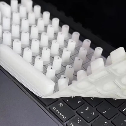 Silicone Laptop Keyboard Film Long Nails Convenien Key Caps