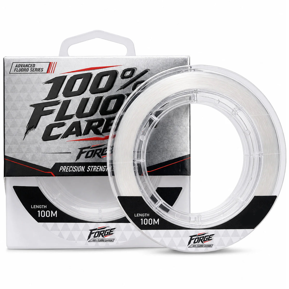 100M 100% Pure Fluorocarbon Fishing Line 12-31LB Zero Water