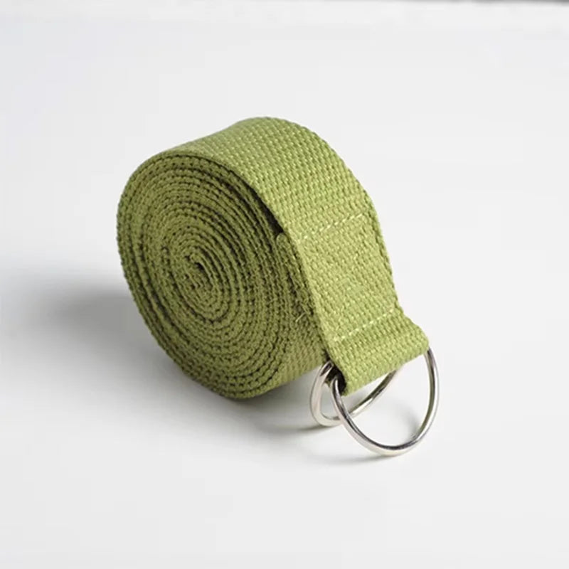 Yoga Strap Cotton Exercise Yoga Belt Adjustable