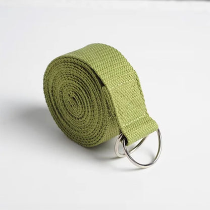 Yoga Strap Cotton Exercise Yoga Belt Adjustable