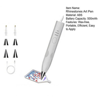 Electric Diamond Art Pen Vacuum Diamond Placement Tool