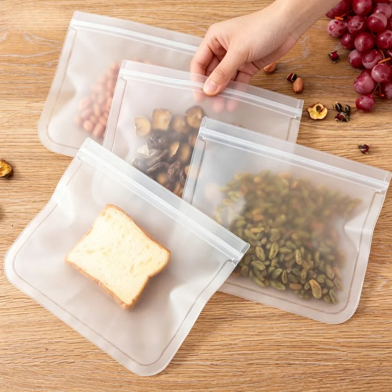 Silicone Food Storage Containers Reusable Food Bags