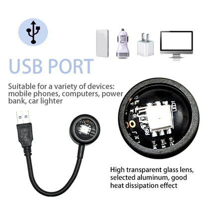 USB Night Light LED Sunset Lamp Projector Photography Wall
