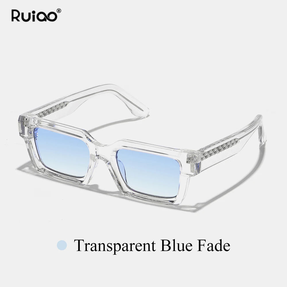 Ruiao retro black designer sunglasses vintage eyewear