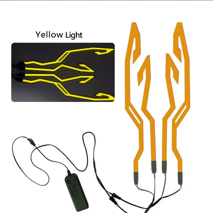 Waterproof LED Cold Light 4-in-1 Helmet Strip