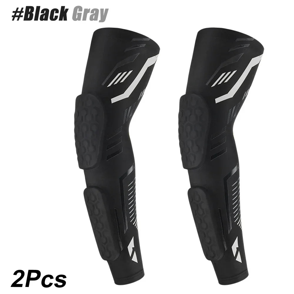 Sports Anti-collision Padded Arm Sleeves, Elbow Forearm