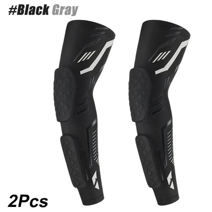 Sports Anti-collision Padded Arm Sleeves, Elbow Forearm