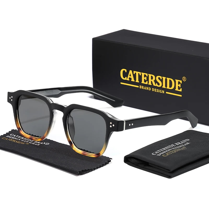 Square Fashion Sunglasses Men Core Insert Temple