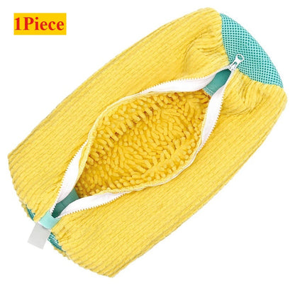Shoe Washing Machine Bag with Liquid Shoe Brush Set