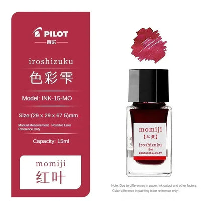 Pilot 25 Colors 15/50ml Colorful Fountain Pens Ink Various Colors