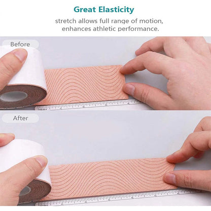 Sport Kinesiology Tape Athletic Elastic Kneepad