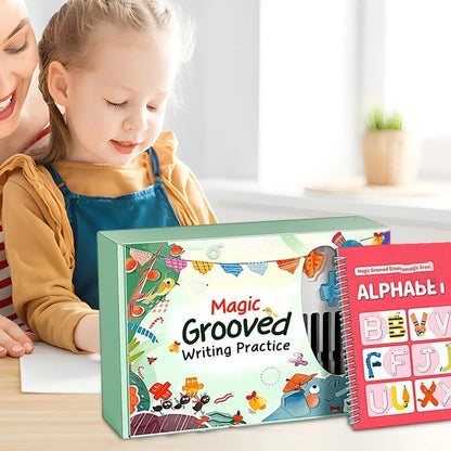 Reusable Grooved Handwriting Practice Book Learn to Write