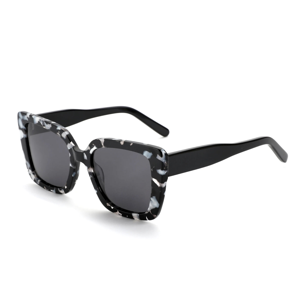 New Square Polarized Sunglasses Women Thick Frame