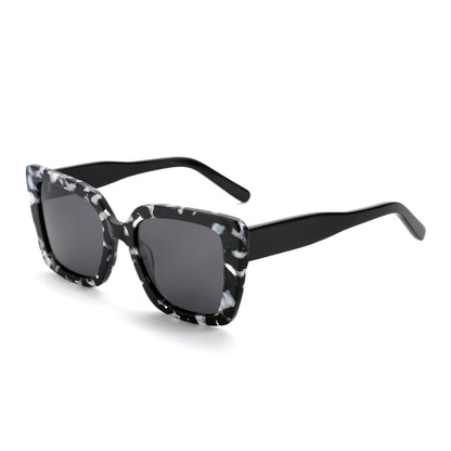 New Square Polarized Sunglasses Women Thick Frame