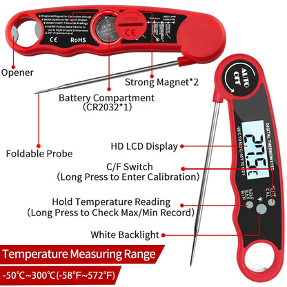 Digital Kitchen Food Meat Thermometer Digital Instant
