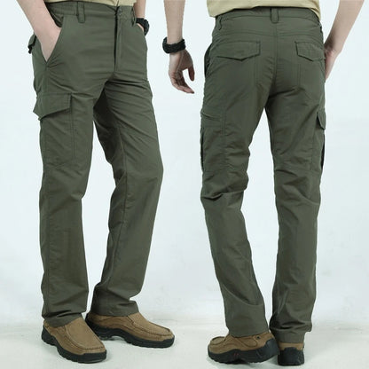 Asian Size Men City Pants Cargo Trousers Multi-pocket