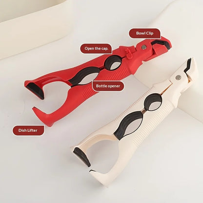 3-in-1 Heat-Proof Dish Clips for Kitchen, Anti-Slip Plate Grippers