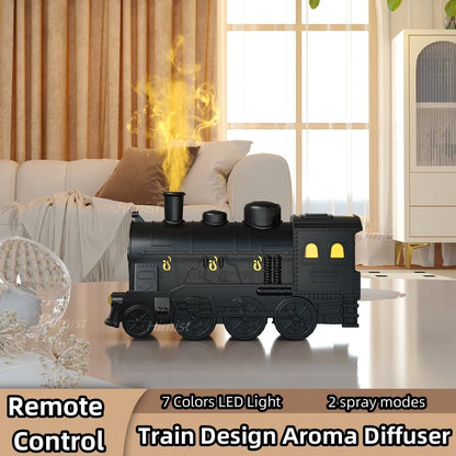 Steam Train Essential Oil Diffuser with Light Train Humidifier