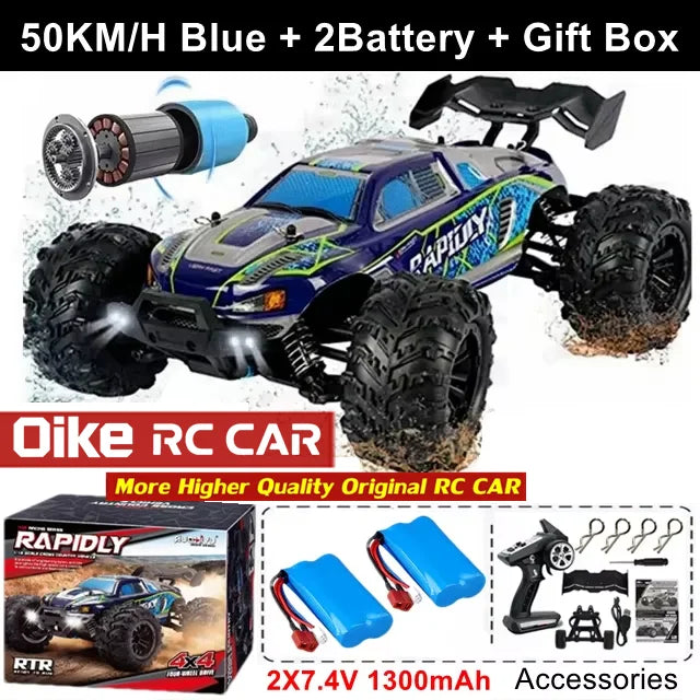 Super Brushless 50KM/H Brushed RC Car Off Road Buggy Toy