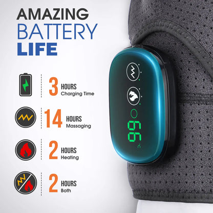 Electric Shoulder Massager Heating Pad Vibration Massage