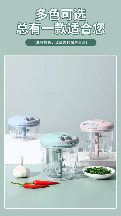 Manual Garlic Mincer Pull Type Garlic Press Maker