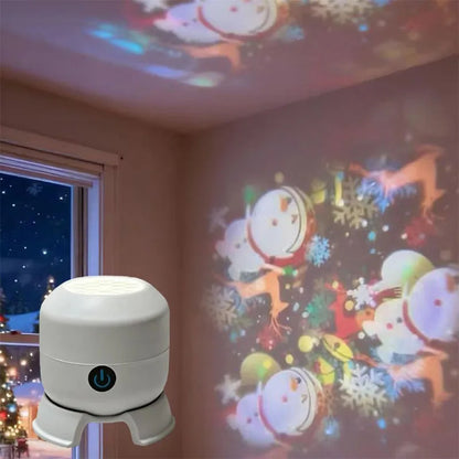 Colorful Fantasy Projection Lamp  Ocean Snowflake Ambiance